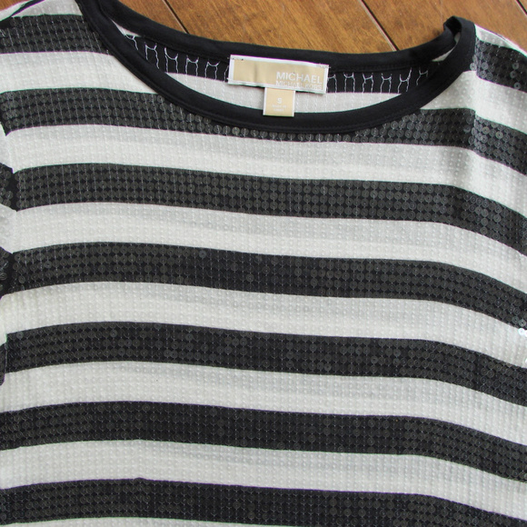 MICHAEL Michael Kors Black & White Sequin Dress - Picture 3 of 8